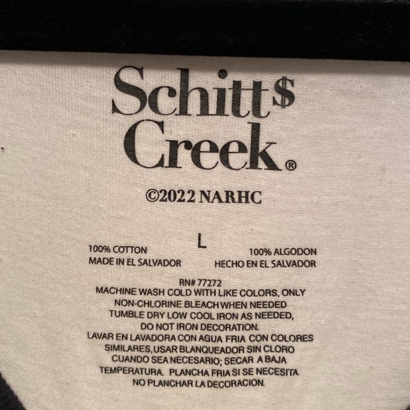NWOT Schitt Creek White Tank Top…size L - Picture 3 of 3